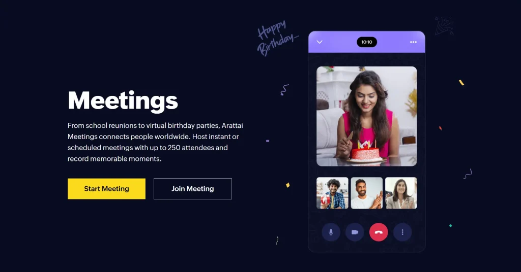 Home 12 arattai meeting