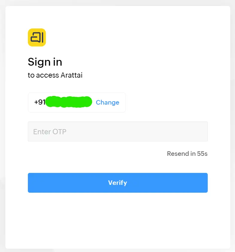 Home 6 arattai-sign-in-process